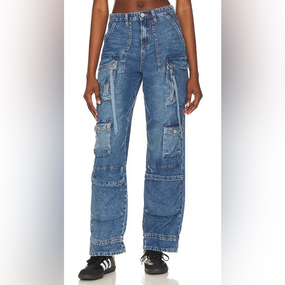 BlankNYC Cargo Denim Fingers Crossed